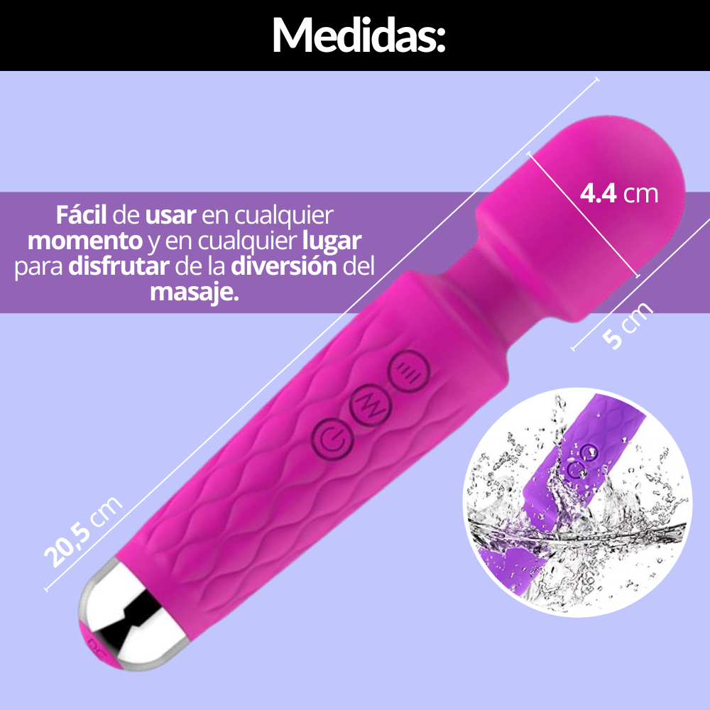Vibrador Masajeador Clitor Grande Hit027