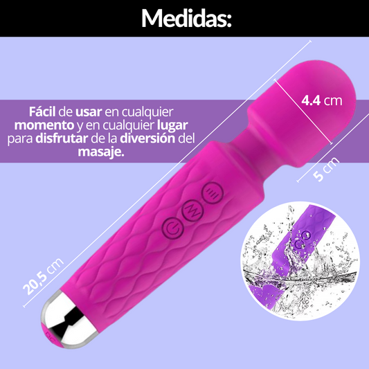 Vibrador Masajeador Clitor Grande Hit027